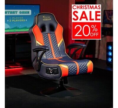 X Rocker Adrenaline 2.1 Wireless Vibration Pedestal Gaming Chair