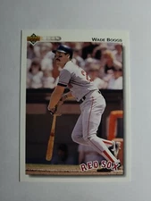 WADE BOGGS 1992 UPPER DECK BASEBALL CARD # 443 D4678