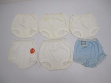 6 Vtg Pairs Girls Sz 10 Assorted Underwear High Waist Argo Dream Puff Waffle
