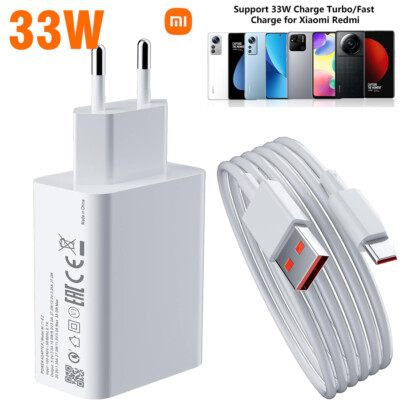 33W USB C Ladegerät für Xiaomi Pad 5 11 Lite 11i 10S 10 Pro/Redmi Note 11 11s DE