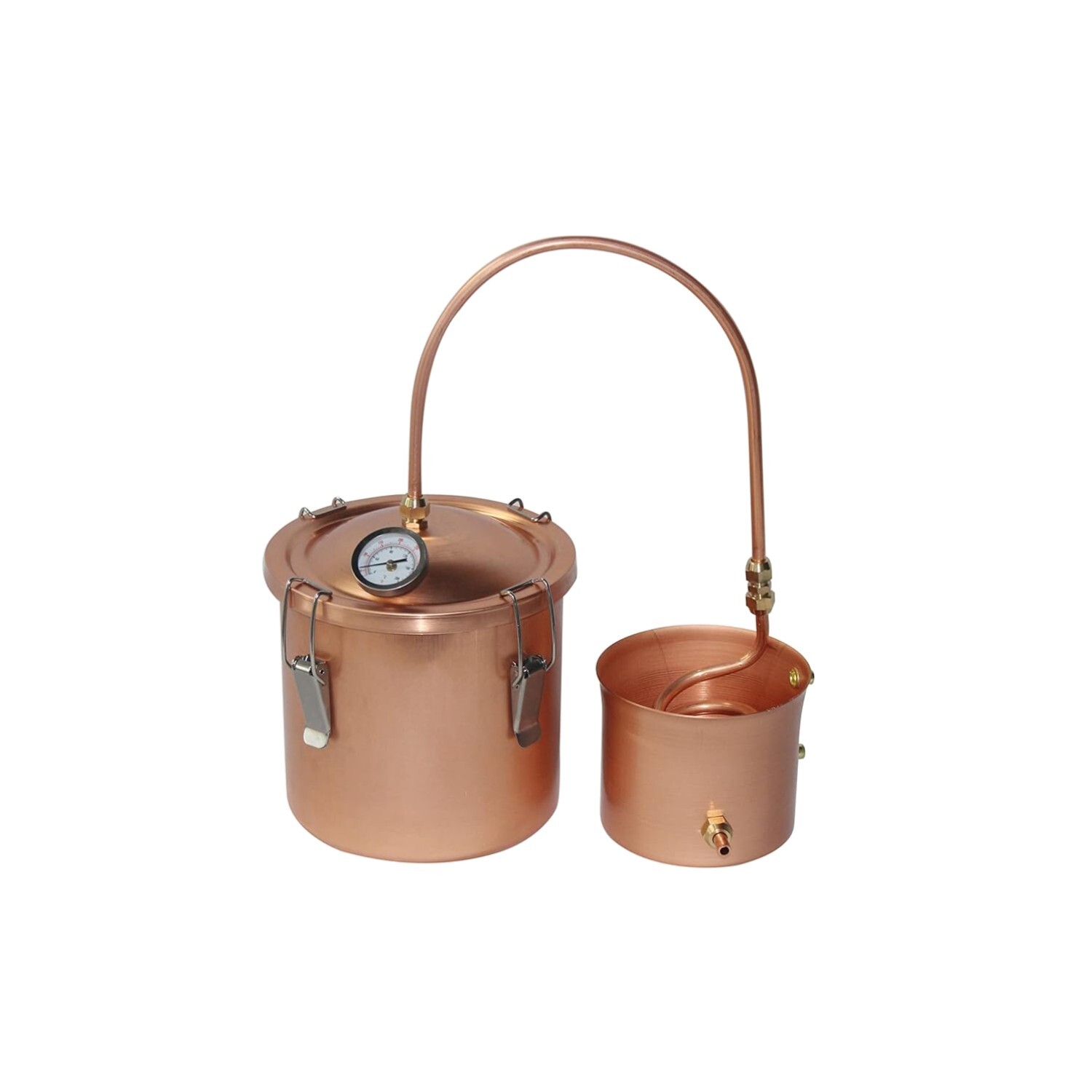 Copper Boiler Pot 1.5 Gallon Distillation Alcohol Water Moonshine Still