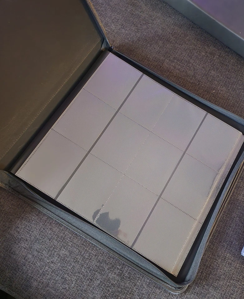 TopLoader 12 BOLSILLOS | Carpeta de tarjetas coleccionables con cremallera cargador superior 336 tarjetas 14 páginas  Foto 4 de 4