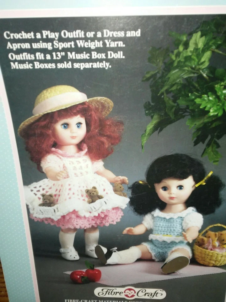 Picnic Pals Crochet Pattern For 13" Music Box Doll - Image 3 of 3