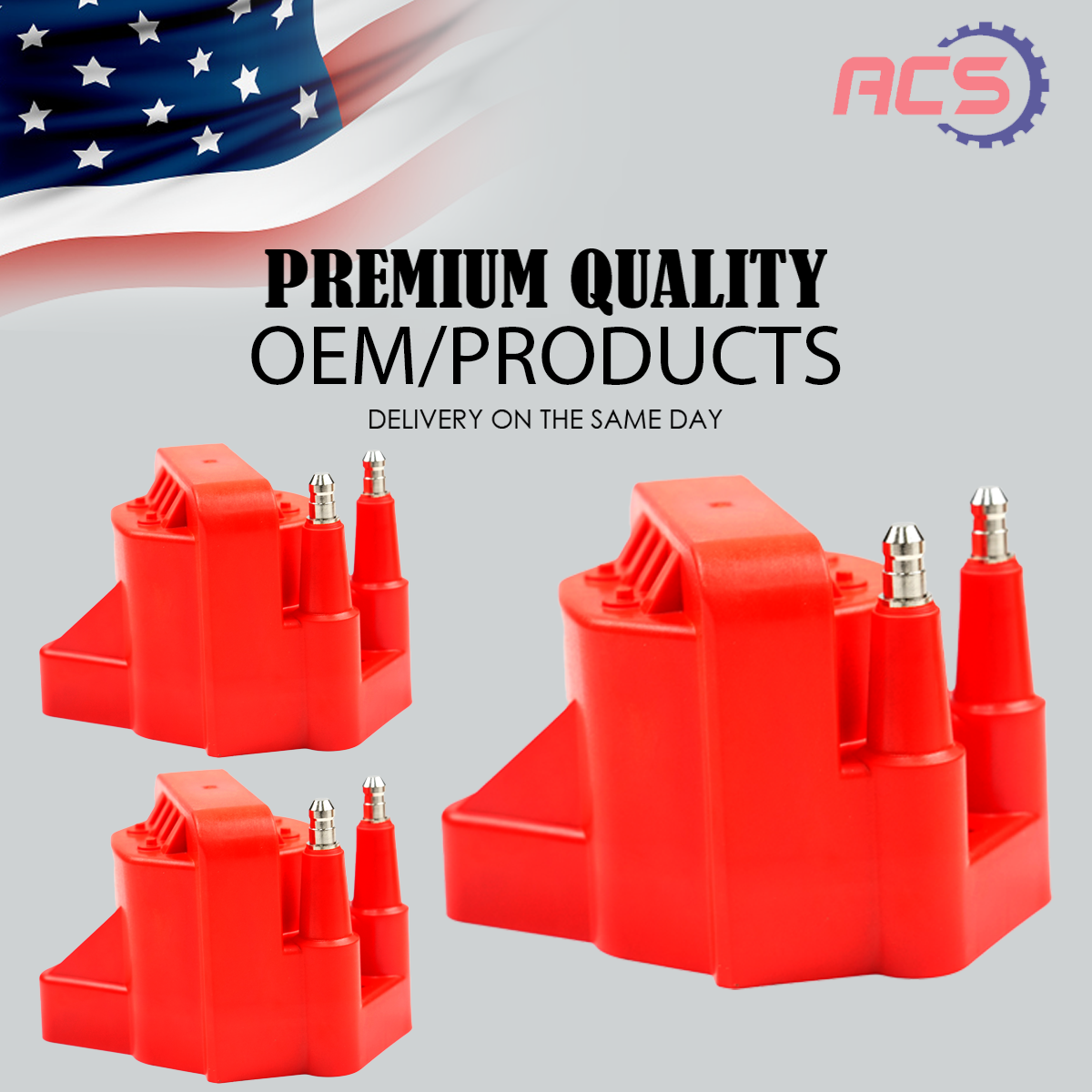 3PCS OEM High Performance Ignition Coil For Chevy Buick Oldsmobile Cadillac DR39