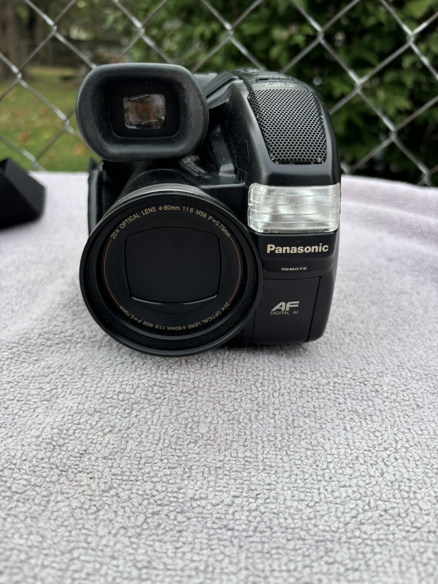 Panasonic Palmcorder NV-RJ67 VHS-C Camcorder Camera 200x Digital
