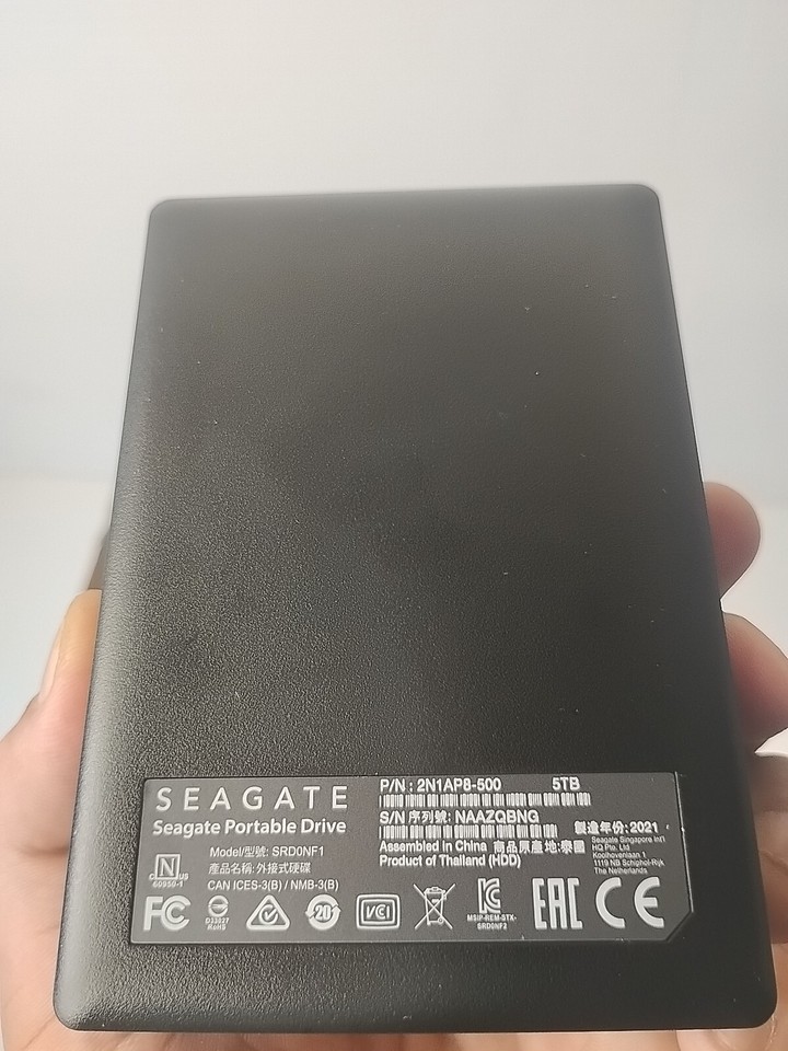 Seagate Portable 5TB External Hard Drive HDD Slim USB 3.0 for PC