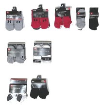 UNDER ARMOUR Boys Socks TRAINING/CHARGED/RESISTOR/PERFMNCE; YS 13.5-4 or YL 1-4
