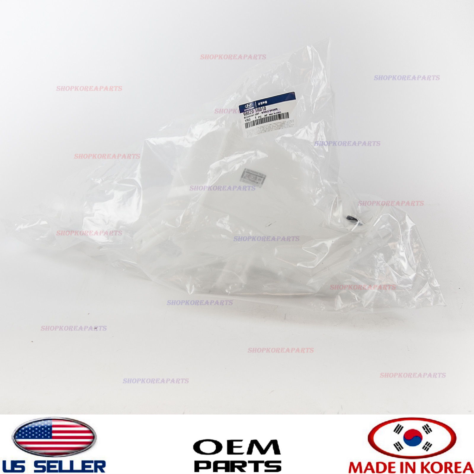 Genuine Windshield Washer Reservoir Water Tank OEM Hyundai Accent 2012