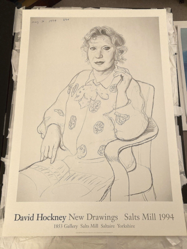 David Hockney Celia Birtwell poster 1994 - Picture 1 of 1