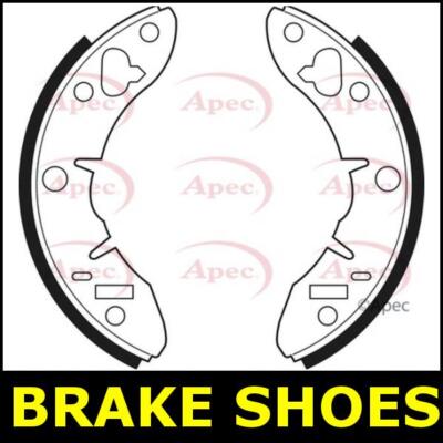 Brake Shoes Rear FOR AUSTIN MINI Cooper 1.0 1.3 61->71 Petrol Apec