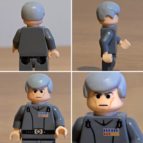 ÚLTIMO LEGO ORIGINAL STAR WARS FiGURA DE GRAND MOFF TARKIN GOBERNADOR DE LA ES - Imagen 3 de 19