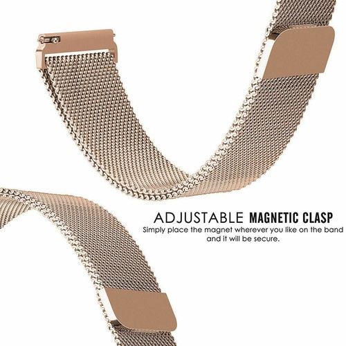 Quick Release Bracelet 18mm 20mm 22mm 23mm Stainless Steel Fully Magnetic band - Picture 19 of 22