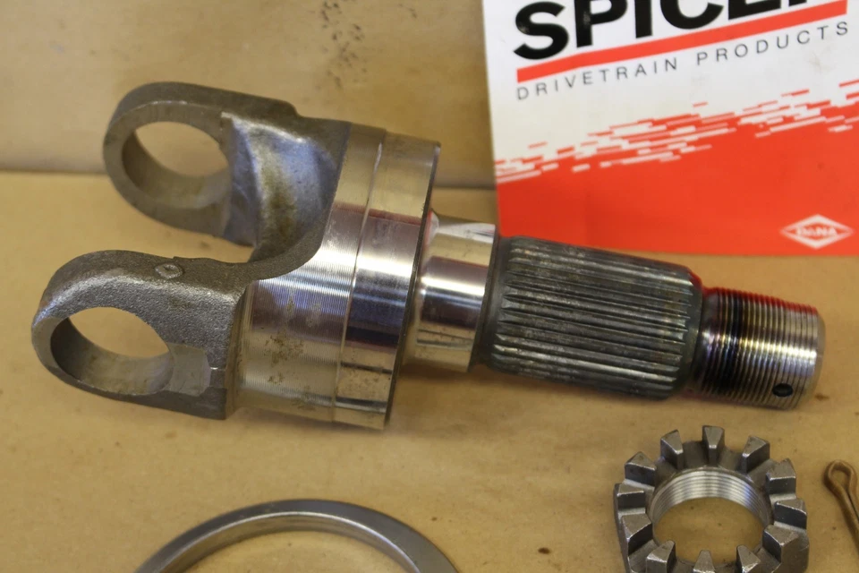 Dodge Ram 1500 1994-2001 4x4 Dana 44 eje exterior delantero eje y tuerca original Spicer Foto 3 de 4