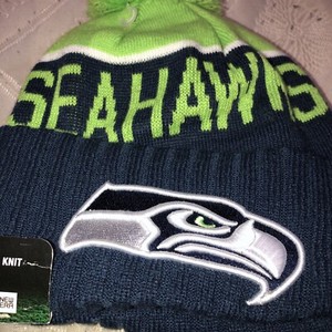 Seattle Seahawks Hat Winter Beanie Cap New Era