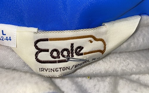 Eagle Mens Blue Snap Button Camp Berachah Jacket Size L - Picture 7 of 7