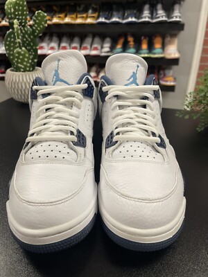 Size 10 - Air Jordan 4 Retro LS Legend Blue/Columbia 314254-107 | eBay