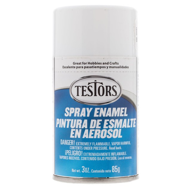 Testors Spray Enamel 3oz Gloss White 1245 for sale online eBay