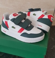 Image of Lacoste Baby Boys Girls T-Clip Trainers 