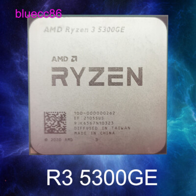 AMD Ryzen 3 5300GE AM4 CPU Processor 3.6-4.2GHz Quad Core 8Thr 35W