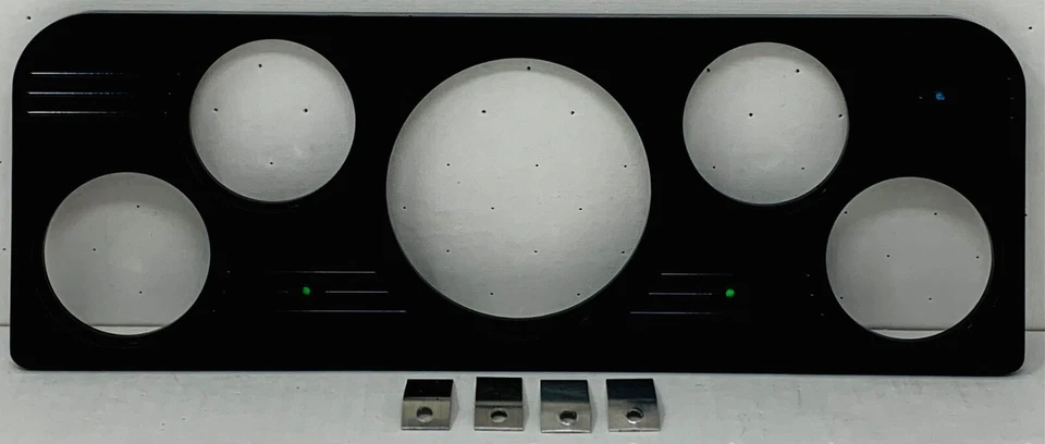 Pontiac 1937 1938 5 orificios panel de tablero inserción Foto 2 de 2