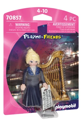 Playmobil ® 70857 harpiste / harpist / Playmo-Friends / Neuf - New - nuevo - Photo 1/2