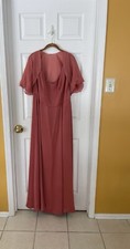 David’s Bridal Bridesmaid Dress with removable Capelet