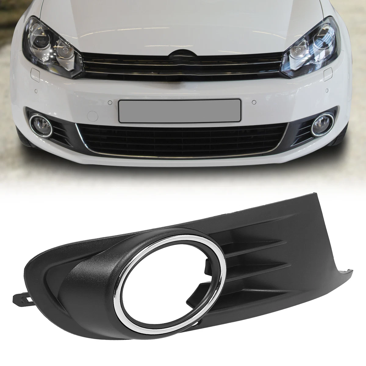 Front Right Side Fog Light Grille Cover Replace 5K0853666 for 