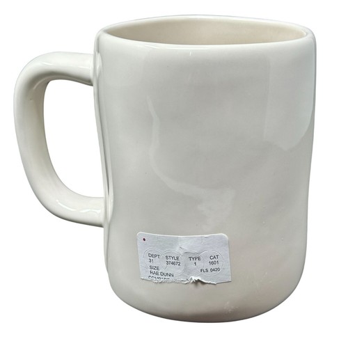 Rae Dunn HELL0 PRETTY Mug Large Coffee Cup Ceramic Magenta LL Farmhouse Gift New - Picture 3 of 8