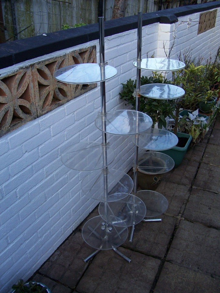 Two Vintage French FreeStanding and Adjustable Cake/Pastry Stands eBay