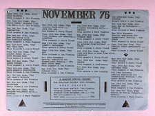 Motorhead Judas Priest Flyer Lemmy Kilmister Marquee Club Original November 1975