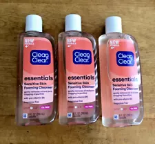 3 Clean & Clear Essentials Sensitive Skin Foaming Cleanser 8oz