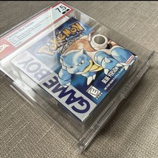 Pokemon Blue Version CIB Complete In Box Gameboy IMP Graded PSA 7.5