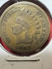 1907  Indian Head Cent,  "Better Condition" Vintage Penny Coin C-701