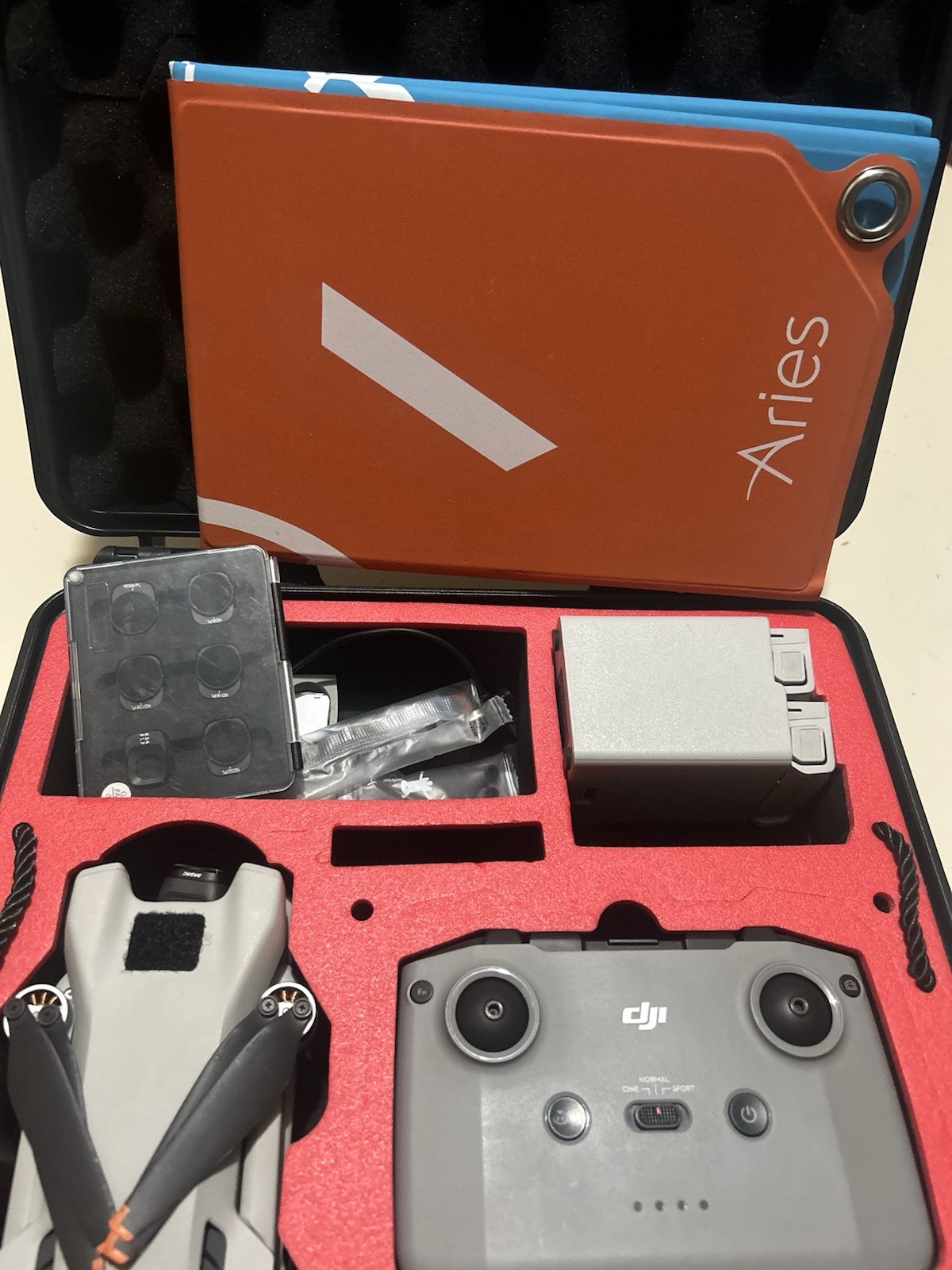 DJI Ready to Fly Camera Drone Kit SYMIK Case Aries Manual Co