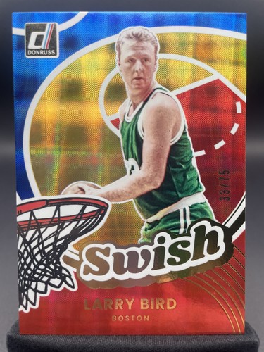 2025-26 Panini Donruss Larry Bird Swish 33/75 Jersey Number Match #