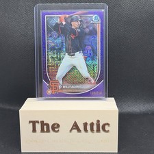 2025 Topps Bowman Chrome Purple Mojo #14 Willy Adames /250