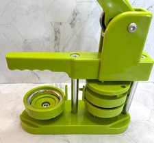 Button Maker Machine 63mm (2.70 in) DIY Button Pin Maker Badge Punch Press EUC