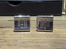 Tiffany & Co 1837 Square Sterling Silver Cufflinks