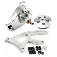 Ford 302 351c Cleveland Power Steering Pump Billet Bracket Pulley Kit