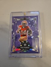 2024 Wild Card 5 Card Draw Dual Diagonal Purple Color Match Ricky Pearsall  1/4