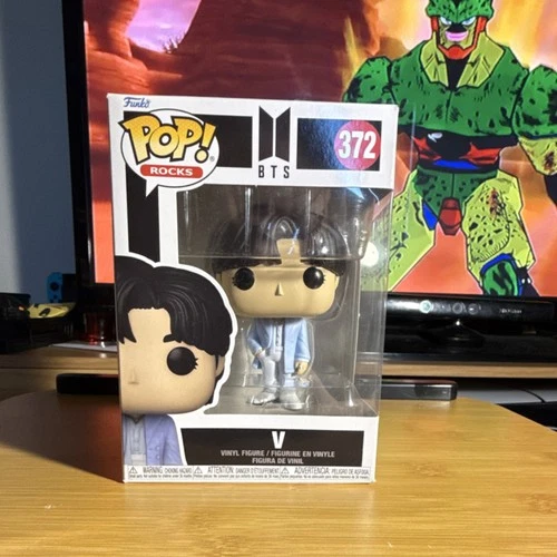 Funko Pop! Rocks BTS V 372 Vinyl Figure Proof Series Original Box