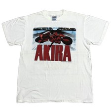 Vintage AKIRA Anime 80s Movie Japan Manga Rare Sz.L Single Stitch Shirt REPRINT