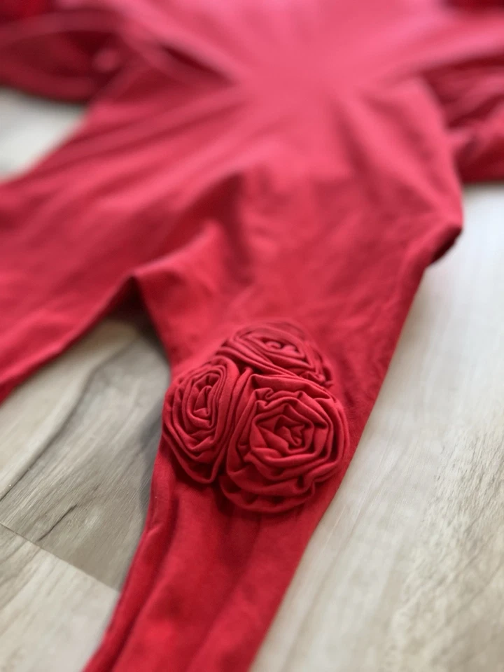 Красное платье для кукольного торта размер 10 - Изображение 3 из 4