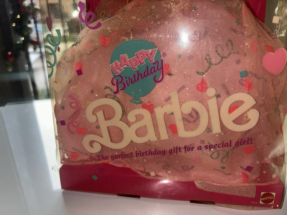 Barbie Mattel #7913 - 1990 feliz cumpleaños en caja original Foto 4 de 4
