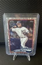 2024 Topps Series 2 - 1989 Topps Baseball Mega Box Foilboard Derek Jeter #89B2-7