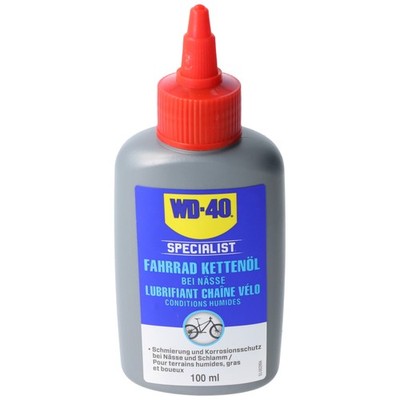 WD-40 BIKE Kettenöl, Fahrradketten Öl für feuchte Bedinungen, WD-40 WET, Korrosi