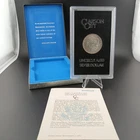 1883 CC GSA Hoard Morgan Silver Dollar Box COA UNC Toned