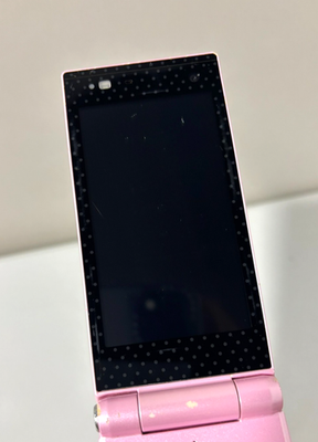 携帯電話本体 docomo STYLE series F-06D Girls' Fujitsu F-06D docomo STYLE series Girls' Happy Pink Flip Mobile