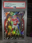 2024 Panini Select - Concourse Patrick Mahomes II #33 Zebra Shock Prizm