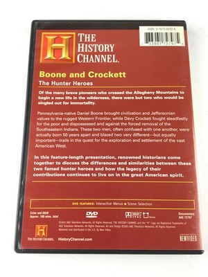 その他 Boone & Crockett: Hunter Heroes [DVD] The History Channel DVD Boone And Crockett The Hunter Heroes Davy